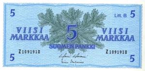Finland - P-99 - Foreign Paper Money